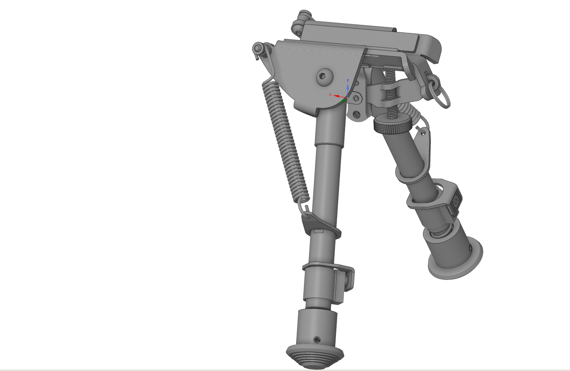 Harris 1A2-BR Bipod 3D model_2