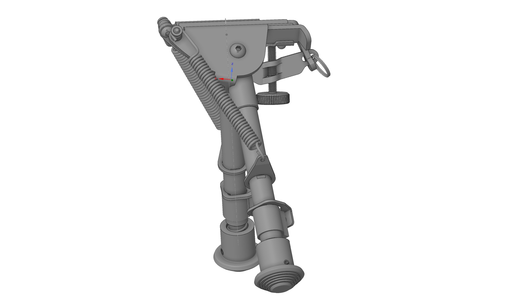 Harris 1A2-BR Bipod 3D model_5