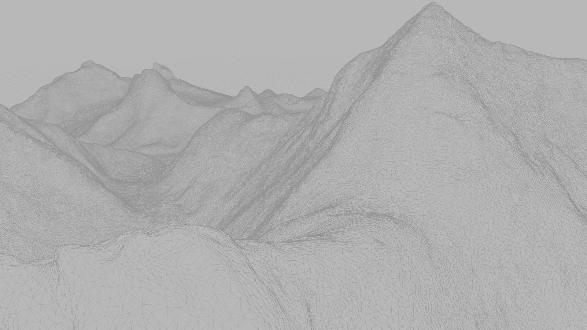 Mount Everest at Dawn Landscape 3D model_45