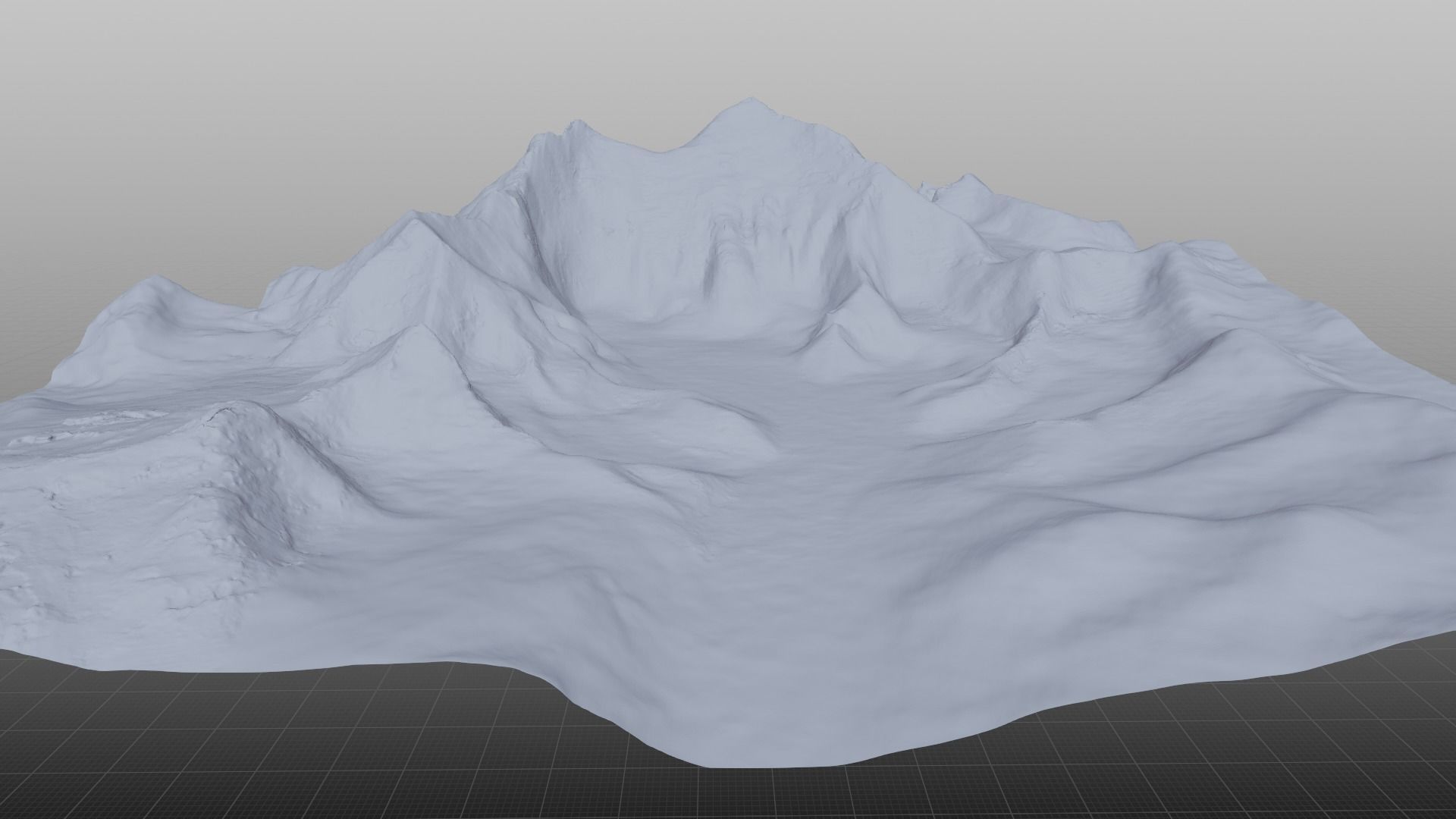 Mount Everest at Dawn Landscape 3D model_27