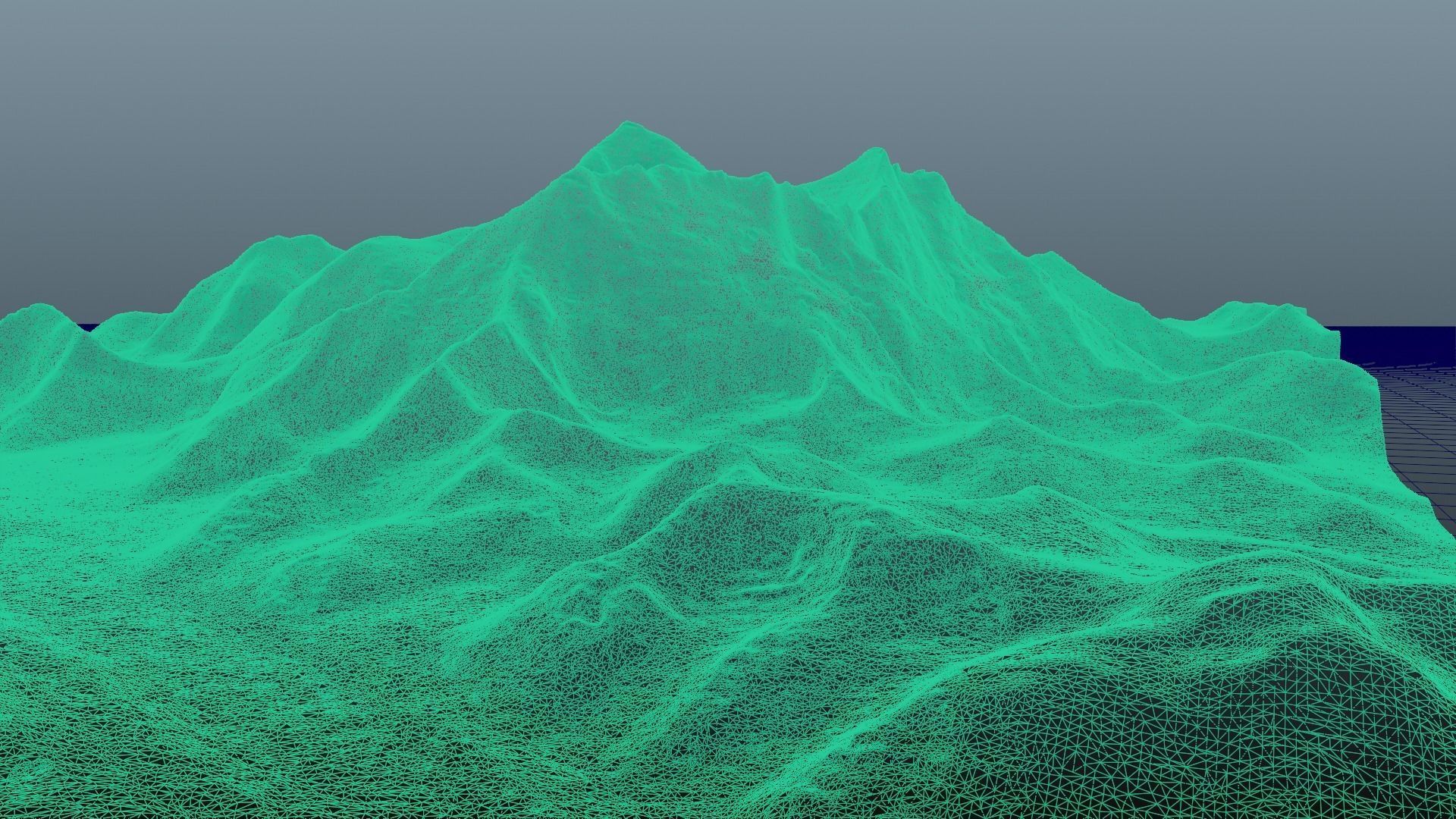 Mount Everest at Dawn Landscape 3D model_41