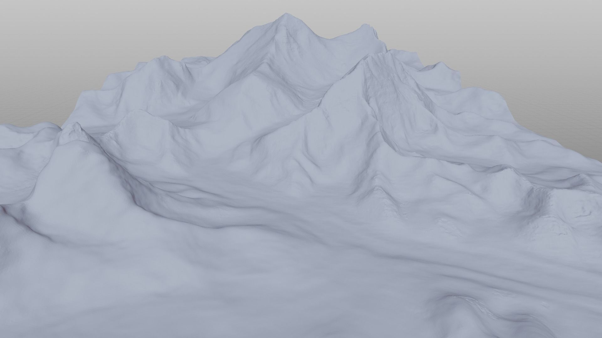 Mount Everest at Dawn Landscape 3D model_26