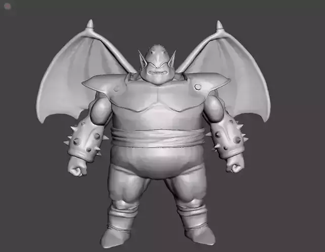 Wings 3D Model character with