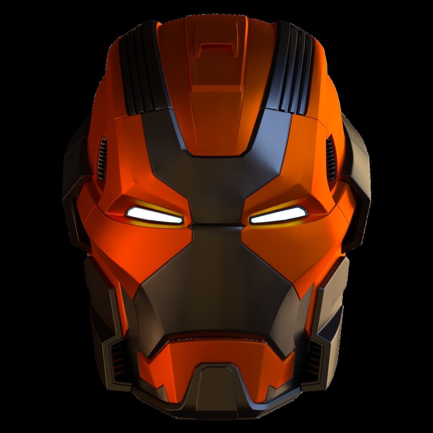 Ironman Mark 17 Heartbreaker Helmet V3 3D Model w Inner Details 3D print model_8