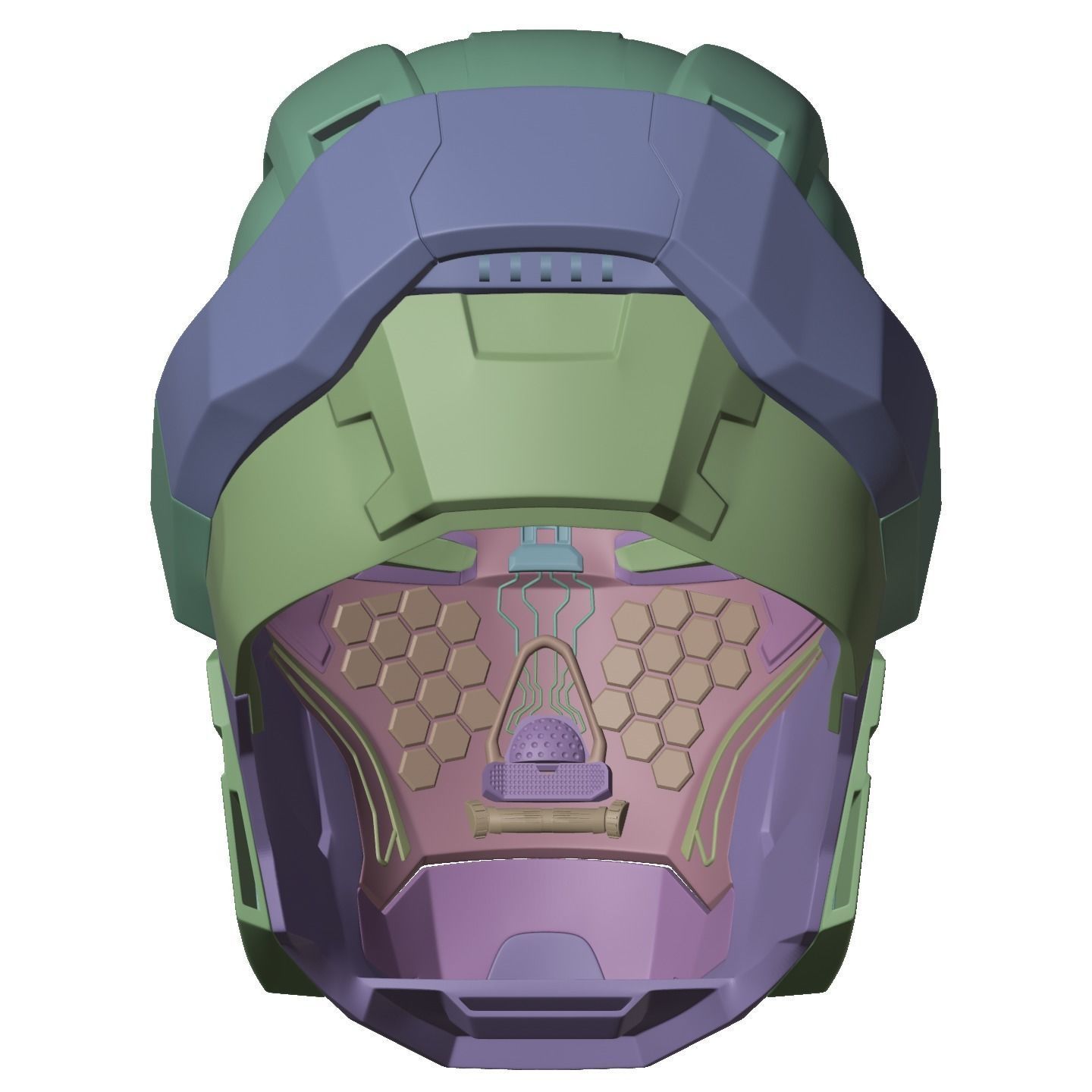 Ironman Mark 17 Heartbreaker Helmet V3 3D Model w Inner Details 3D print model_12