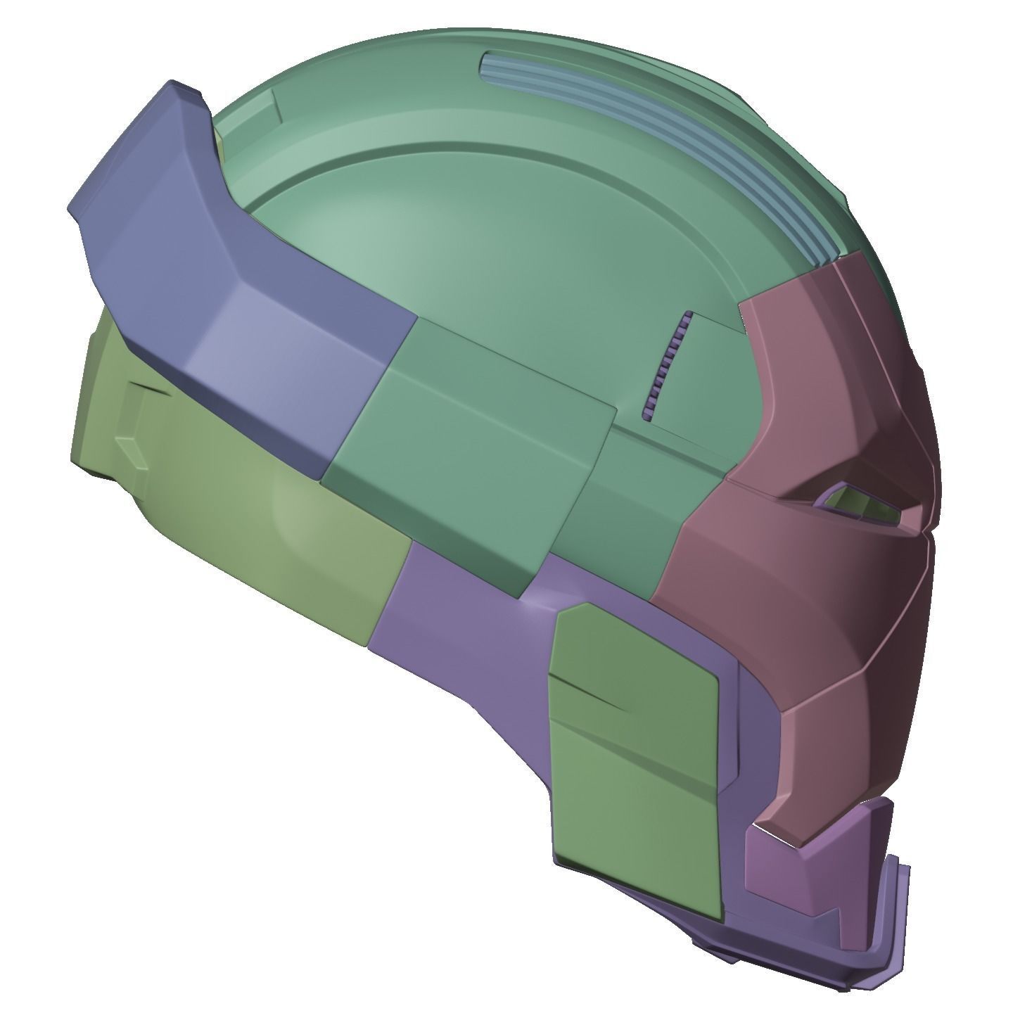 Ironman Mark 17 Heartbreaker Helmet V3 3D Model w Inner Details 3D print model_13