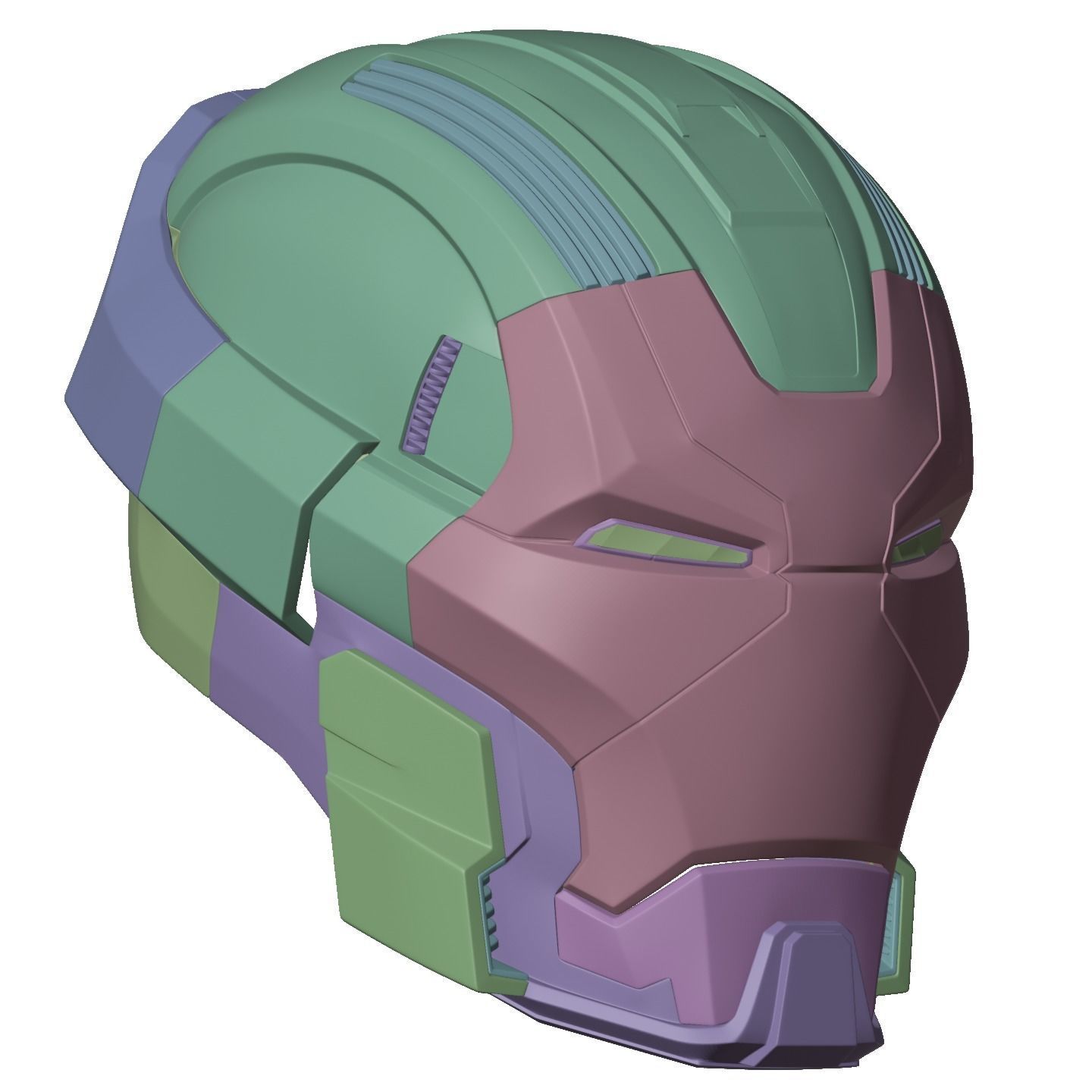 Ironman Mark 17 Heartbreaker Helmet V3 3D Model w Inner Details 3D print model_11