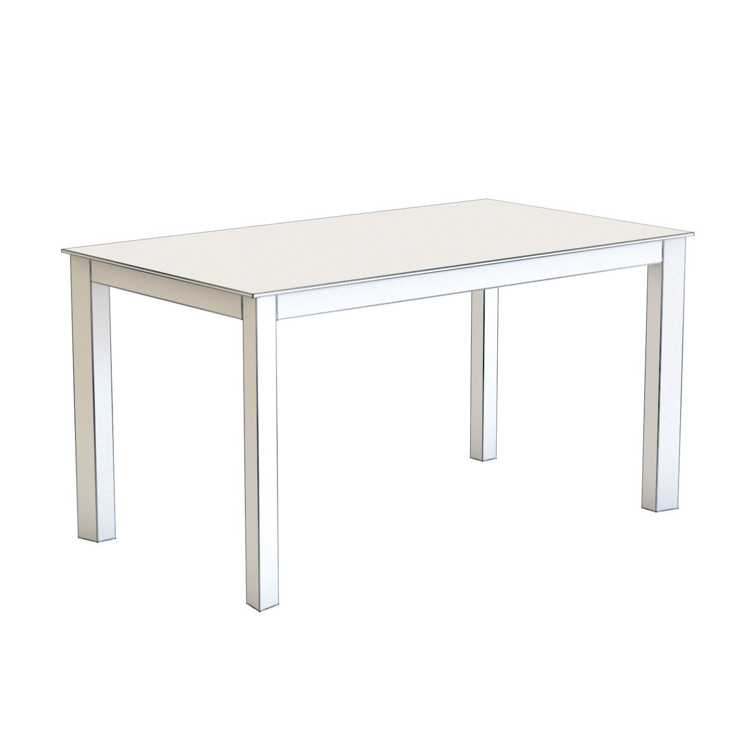 Scavolini Aire Dining Table 3D model_1
