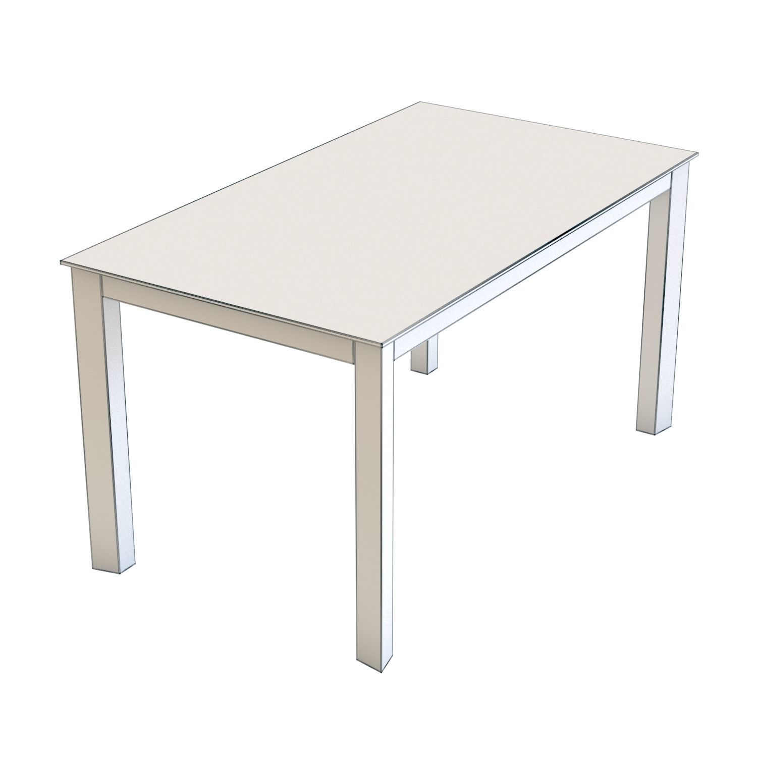 Scavolini Aire Dining Table 3D model_3