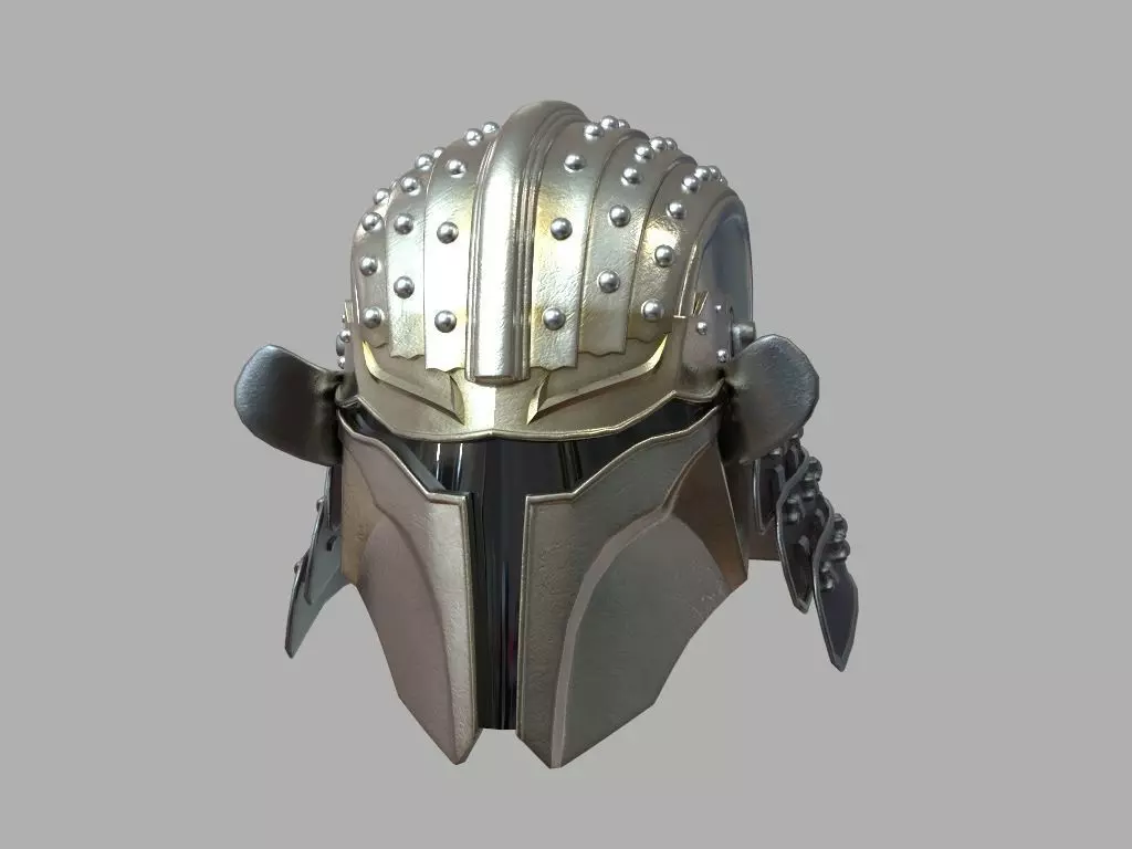 Ronin Mandalorian One12 Scale Figure Head STL 3D print model