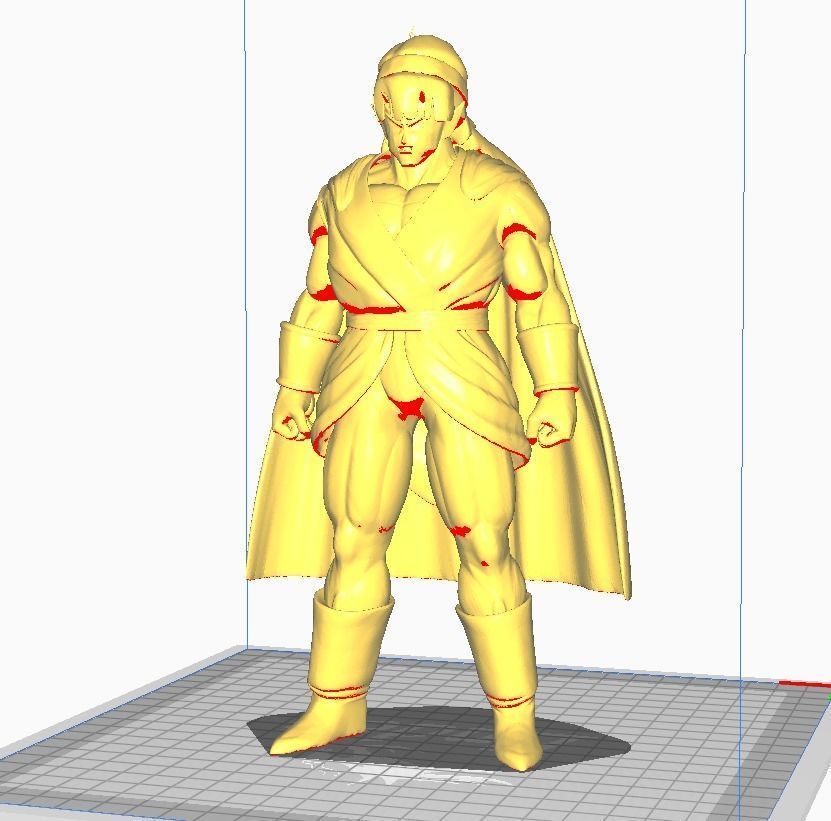 Angila 3D Model dragon ball character 3D print model_1