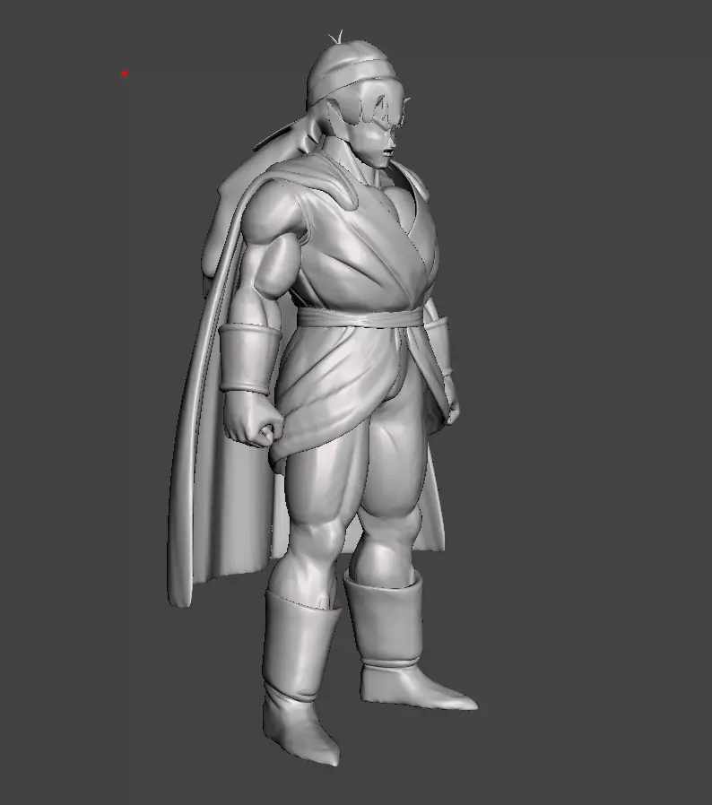 Angila 3D Model dragon ball character 3D print model_0