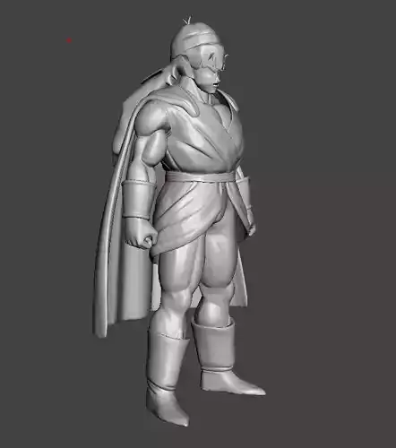 Angila 3D Model dragon ball character