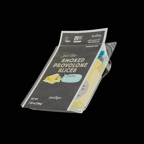 Package Of Violife Cheese 3D model 3