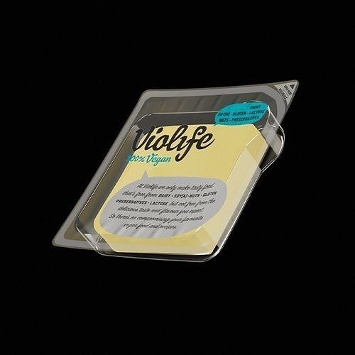Package Of Violife Cheese 3D model 7