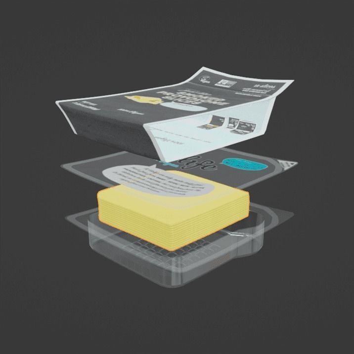 Package Of Violife Cheese 3D model_8