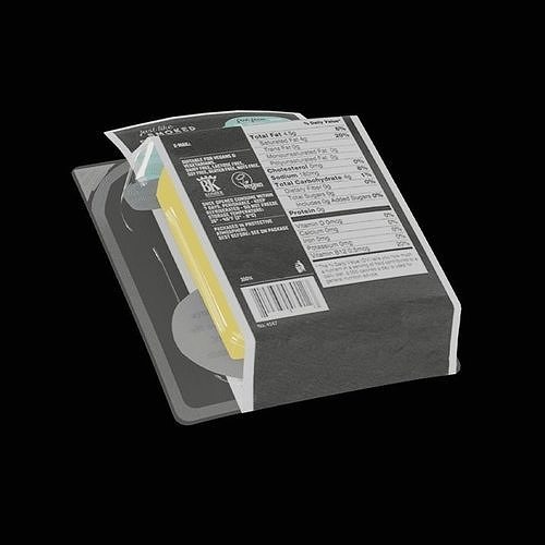 Package Of Violife Cheese 3D model 4