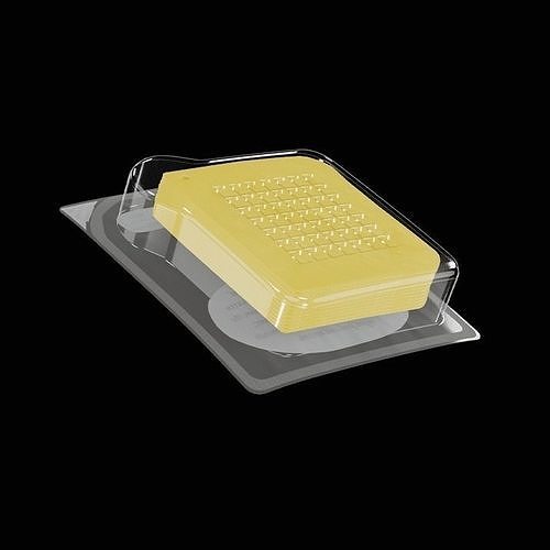 Package Of Violife Cheese 3D model 6