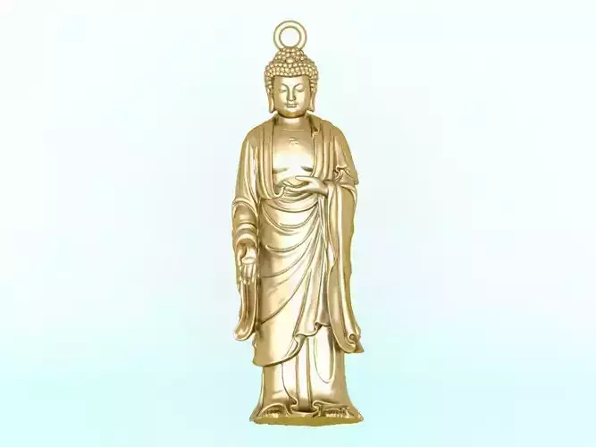 Amitabha Buddha pendant - Adida Buddha pendant - Buddha pendant