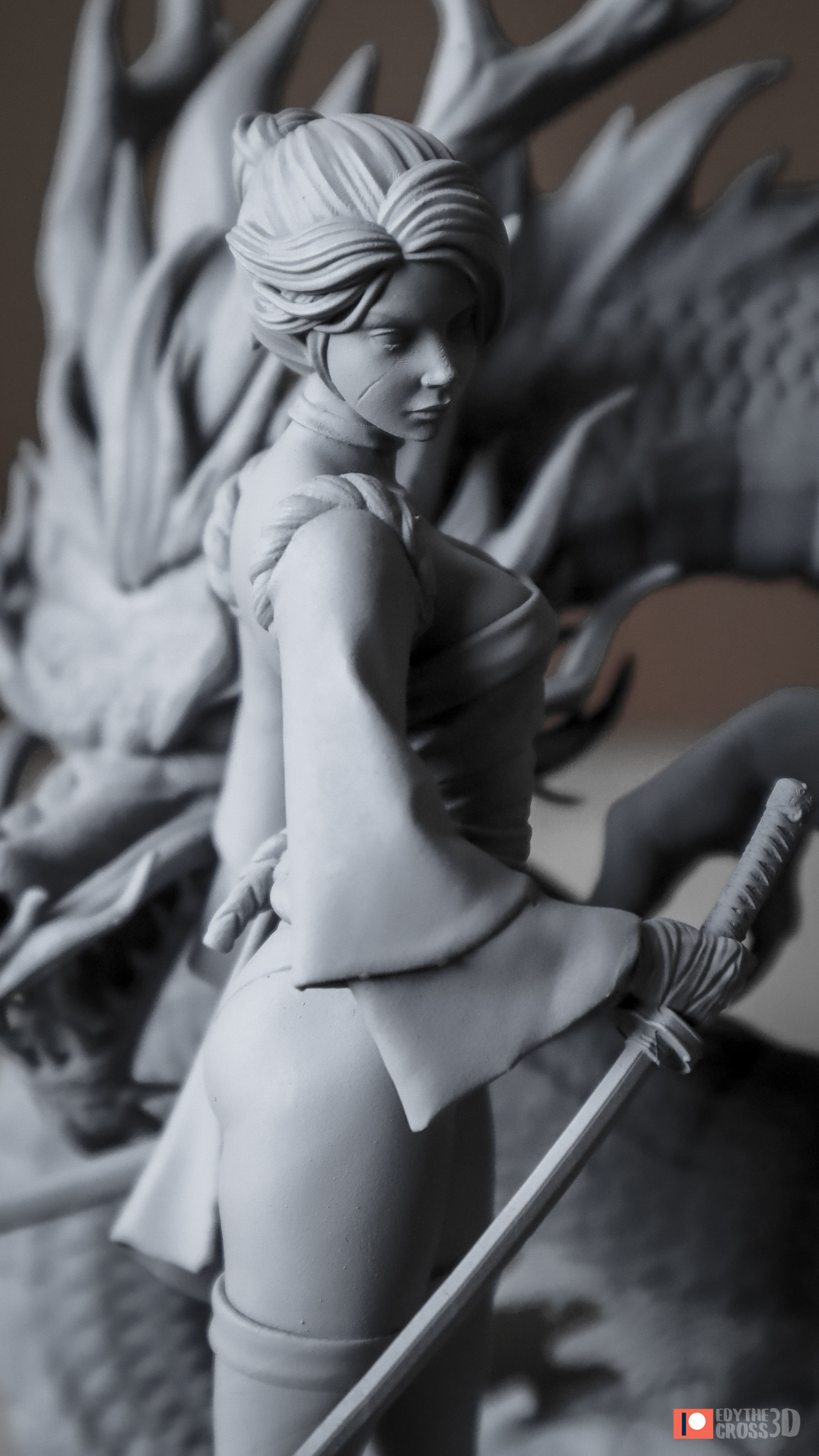 Ryuu Masamune - Bitch Stabbing Samurai  3D print model_12