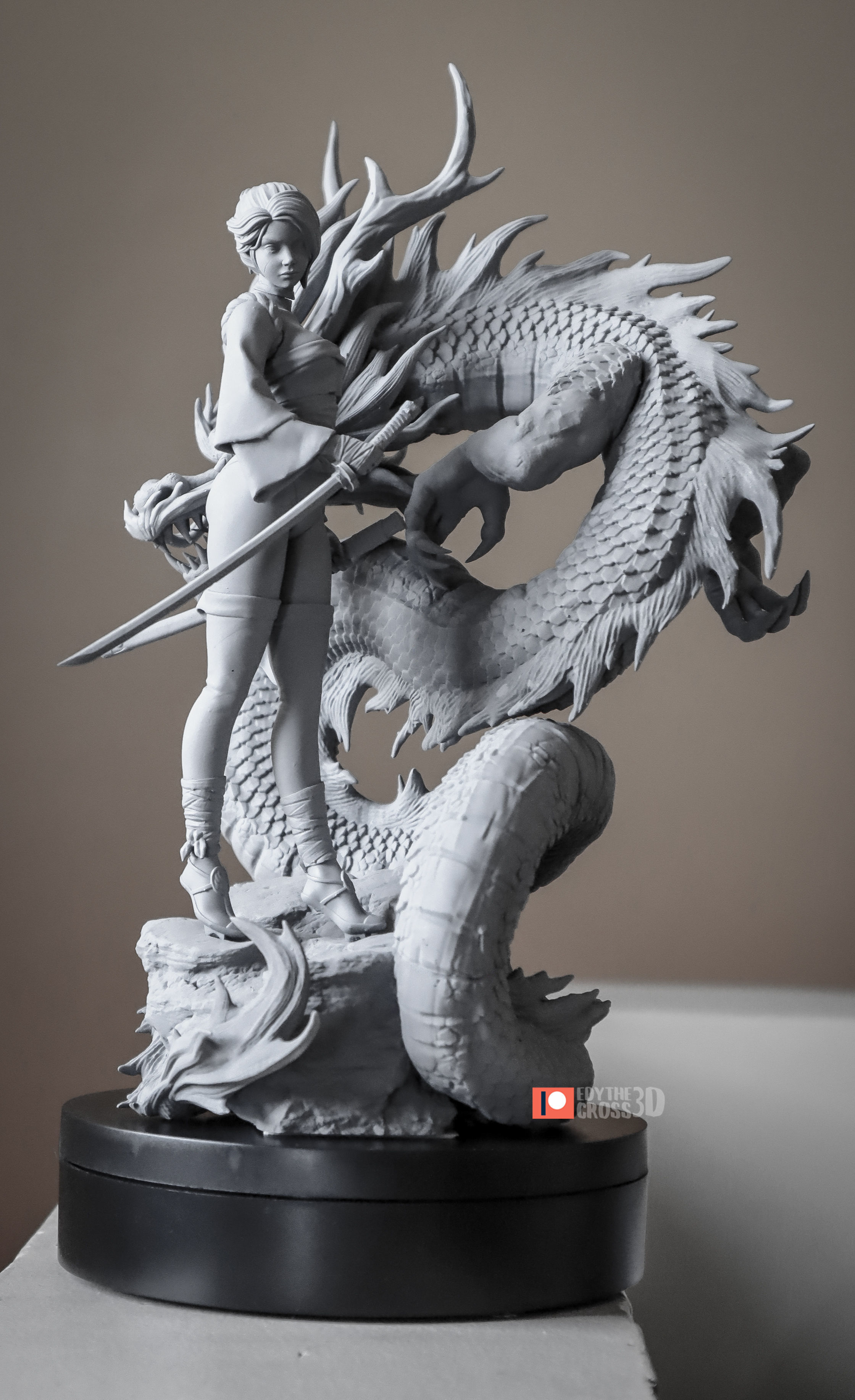 Ryuu Masamune - Bitch Stabbing Samurai  3D print model_6