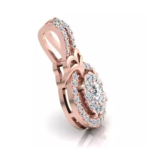 Fancy Pendent 3d Model 