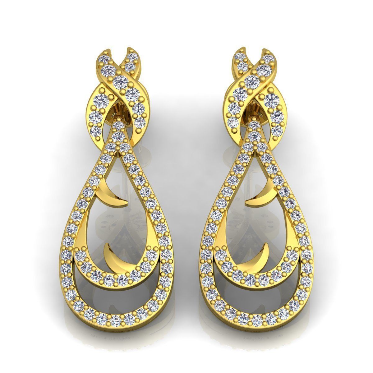 Nice Earring 3d Model 3D print model_5