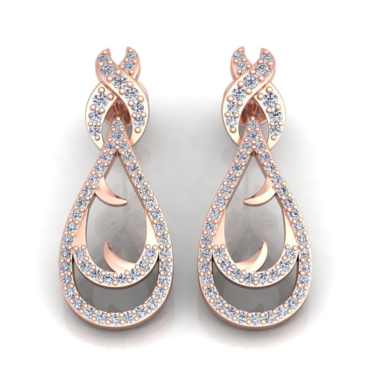 Nice Earring 3d Model 3D print model_3