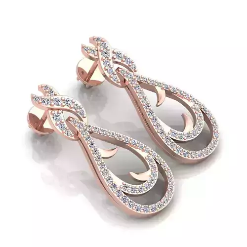 Nice Earring 3d Model 