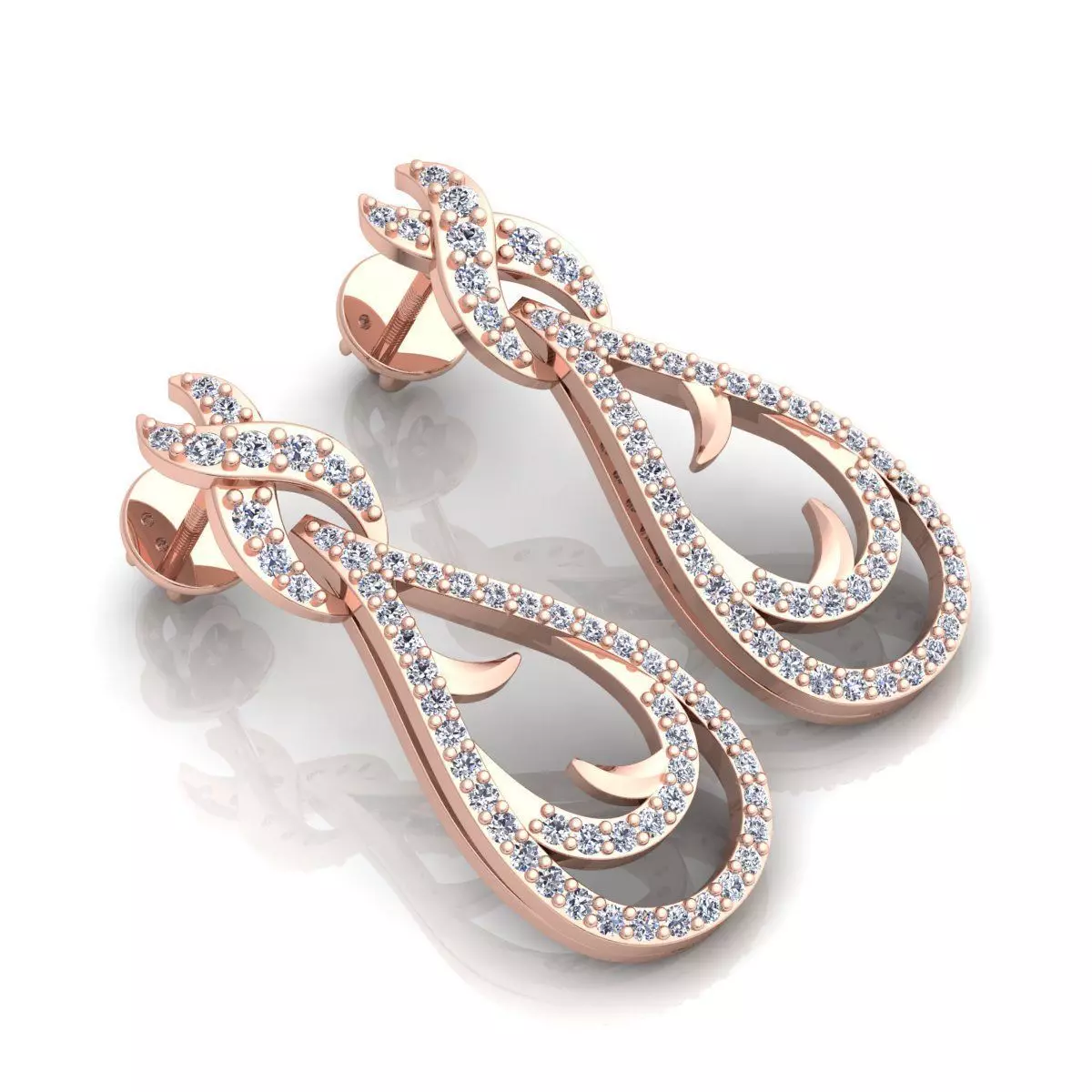 Nice Earring 3d Model 3D print model_0