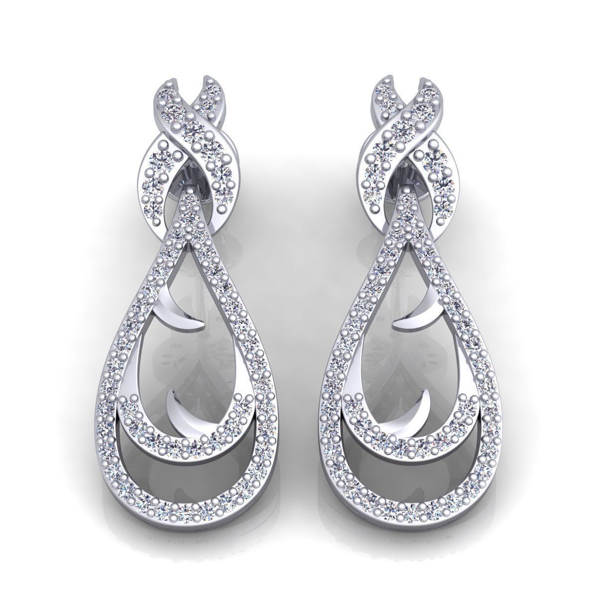 Nice Earring 3d Model 3D print model_4