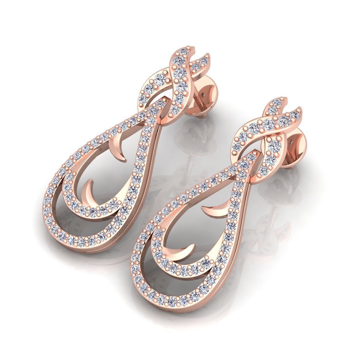 Nice Earring 3d Model 3D print model_2