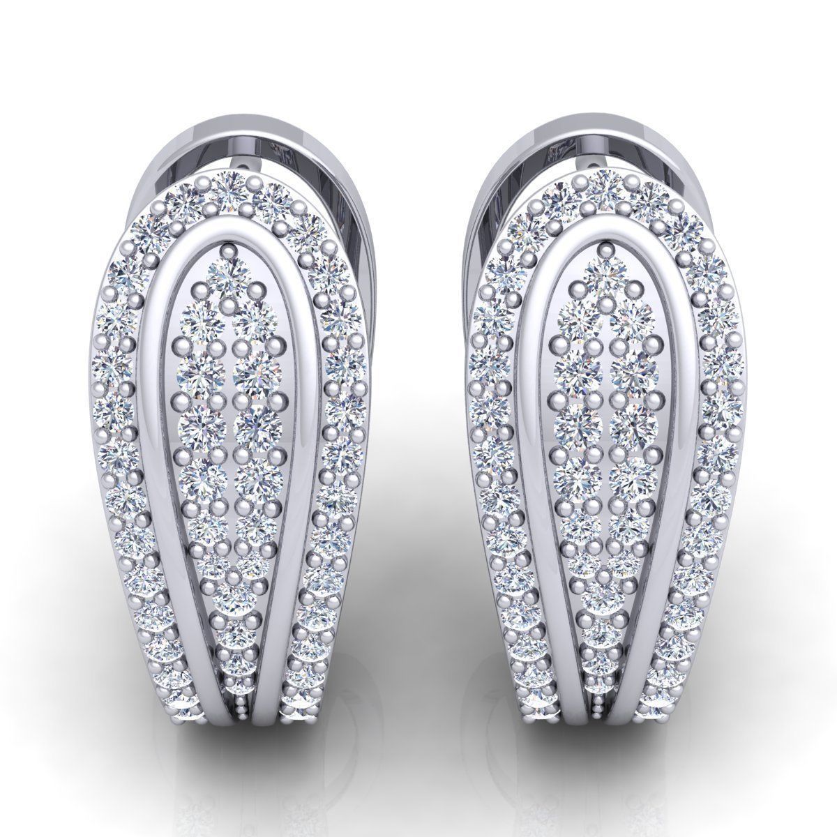 Hoop Earring 3d Model 3D print model_6