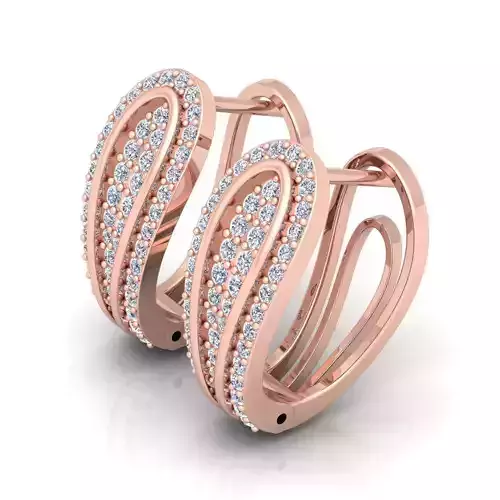 Hoop Earring 3d Model 