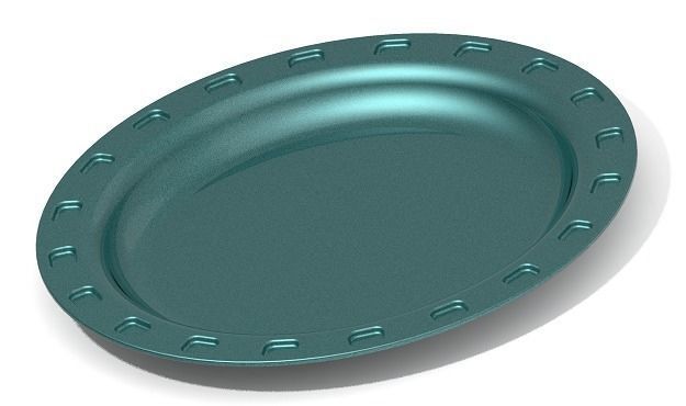 Classic Dinner Plate Type A 3D print model_2