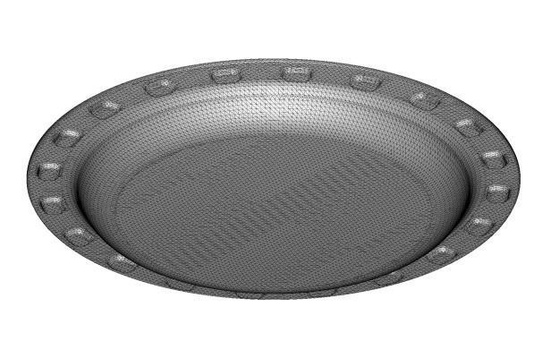 Classic Dinner Plate Type A 3D print model_5