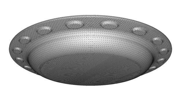 Classic Dinner Plate Type B 3D print model_4