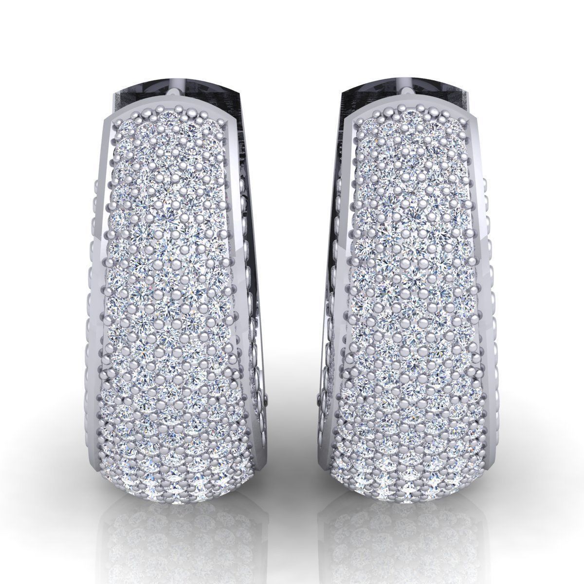 Big Hoop Earring 3d Model 3D print model_6