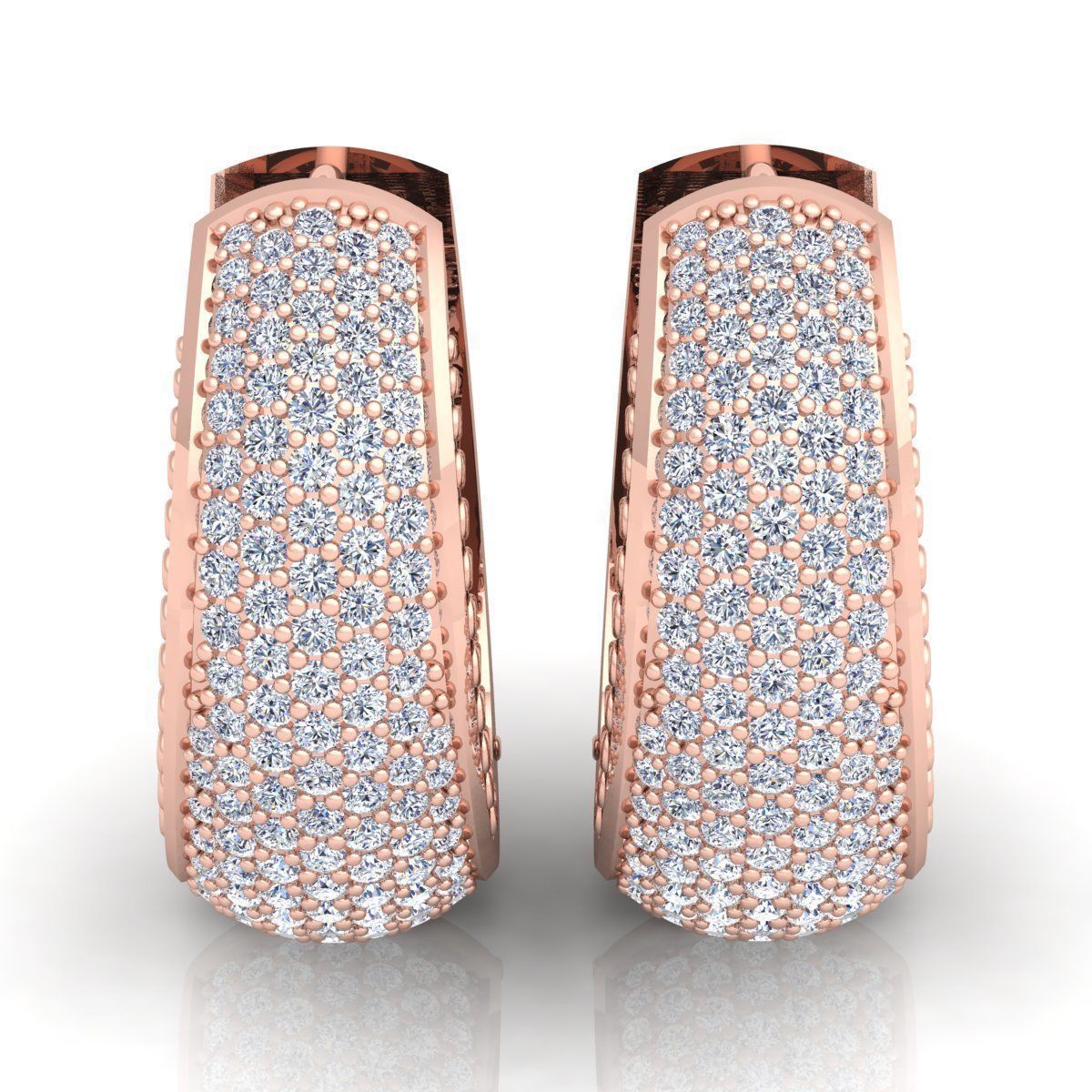 Big Hoop Earring 3d Model 3D print model_4