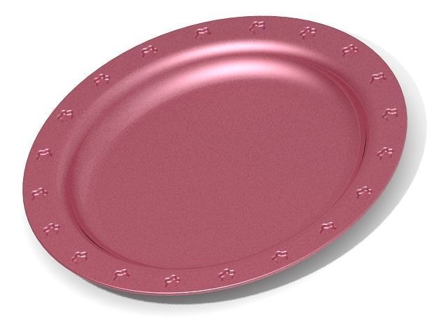 Classic Dinner Plate Type C 3D print model_1