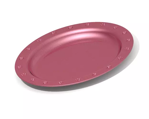Classic Dinner Plate Type C 3D print model_0