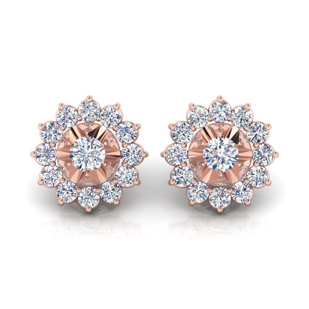 Stude Earrring 3d Model  3D print model_3