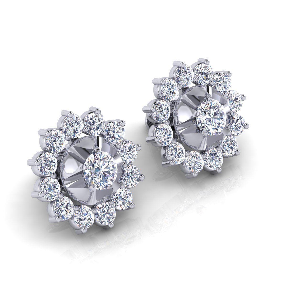 Stude Earrring 3d Model  3D print model_5