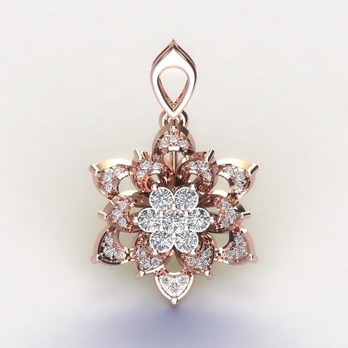 Fancy Pendent 3d Model  3D print model