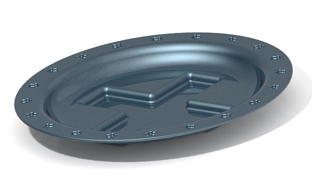 Attractive Serving Plate 3D print model_1