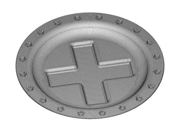 Attractive Serving Plate 3D print model_2