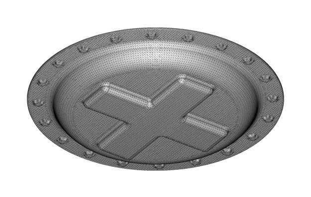 Attractive Serving Plate 3D print model_3