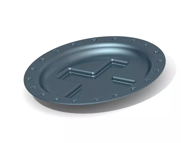 Attractive Serving Plate 3D print model_0