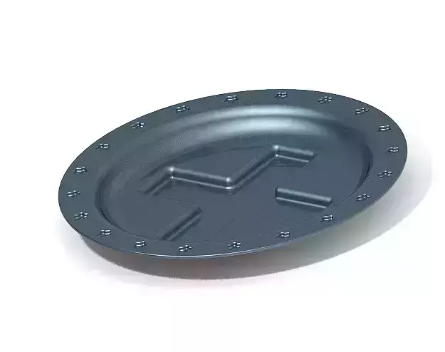 Attractive Serving Plate 3D print model Attractive Serving Plate 3D print model