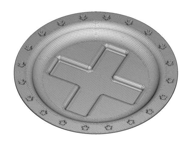 Attractive Serving Plate 3D print model_4